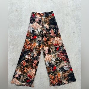 Alice + Olivia Multicolor Abstract Pants